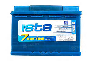 Аккумулятор ISTA 7 Series (80 Ah) 760 A, 12 V Обратная, R+ L3