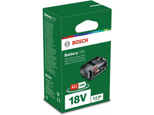 Акумулятор до електроінструменту Bosch PBA, 18V, 2.5Ah, 0.3кг (1.600.A00.5B0) - Фото 3
