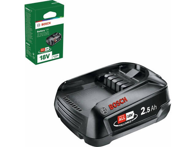 Акумулятор до електроінструменту Bosch PBA, 18V, 2.5Ah, 0.3кг (1.600.A00.5B0) - Фото 4