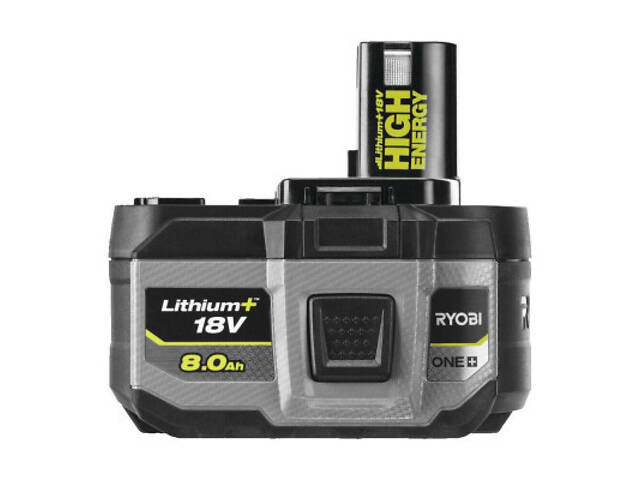 Акумулятор до електроінструменту Ryobi ONE+ RB1880T High Energy Lithium+, 18V, 8Ah, 1.3кг (5133006264) - Фото 4
