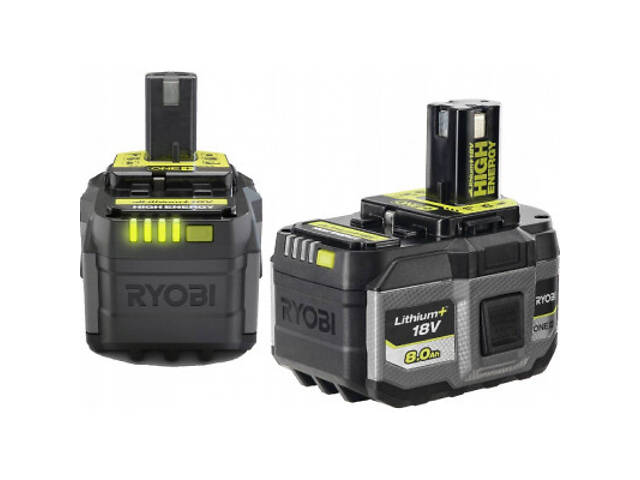 Акумулятор до електроінструменту Ryobi ONE+ RB1880T High Energy Lithium+, 18V, 8Ah, 1.3кг (5133006264) - Фото 5
