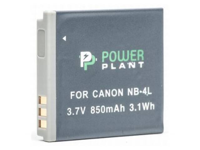 Акумулятор до фото/відео PowerPlant Canon NB-4L (DV00DV1006) - Фото 1