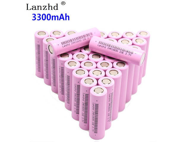 Акумулятор li-on 18650 3300 мА·год оригінал Lanzhd No267 - Фото 1