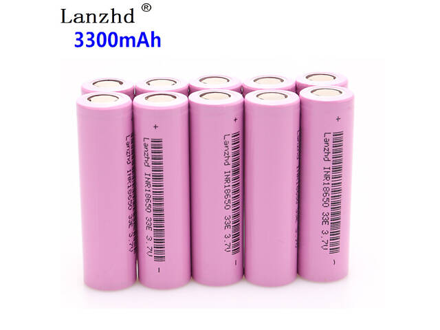 Акумулятор li-on 18650 3300 мА·год оригінал Lanzhd No267 - Фото 6