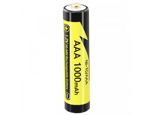Акумулятор Liitokala AAA 1000mAh 1.2V Ni-MH, блістер 1 шт (Ni-10/AAA) - Фото 1