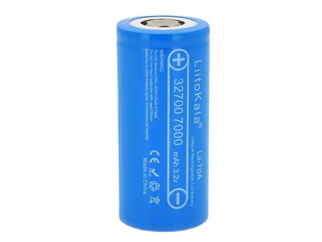 Акумулятор Liitokala Lii-70A 7000 mAh 32700 (1047-Lii-70A) - Фото 1