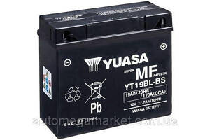 Аккумулятор МОТО YT19BL-BS(CP) Yuasa 12V 19Ah 170A