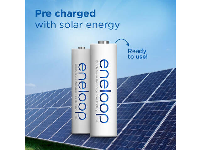 Акумулятор Panasonic AA Eneloop 2000mAh NI-MH * 2 (BK-3MCDE/2CP) - Фото 7