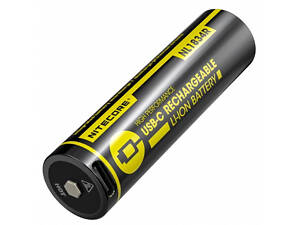 Аккумулятор с зарядкой Nitecore 18650 NL1834R 3400mAh 3.7V Li-Ion USB-C Черный (2462915494)