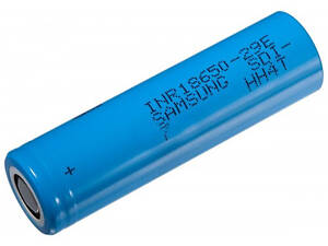 Аккумулятор Samsung INR 18650 29E 2900 mAh Li-ion 3.7В 8.25A без защиты (Синий)
