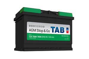 Аккумулятор TAB AGM 70 Ah/12V '0' (+ справа)