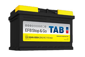 Аккумулятор TAB EFB 65 Ah/12V (справа)