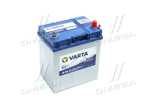 Аккумулятор тонкие клеммы 40Ah-12v VARTA BD (A14) (187х127х227) ,R,EN330