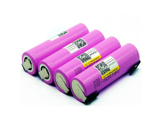 Аккумулятор высокотоковый LiitoKala Li-ion 18650 3000mAh 3,7V (INR18650-30Q) 20A Сиреневый - Фото 4