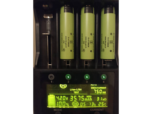 Аккумулятор высокотоковый Panasonic панасоник NCR 18650 GA 3.7 V 3300 mAh батарея литий-ионная Li-Ion - Фото 2