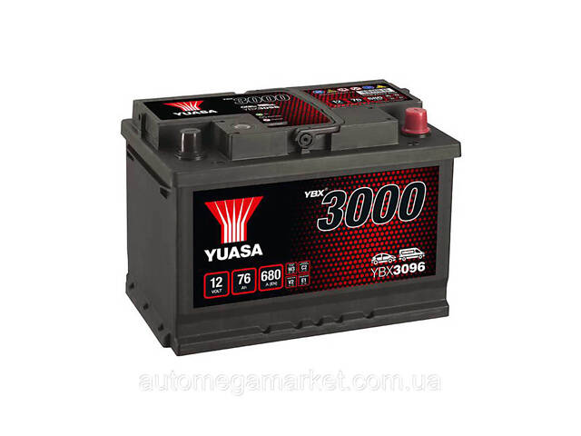 Аккумулятор Yuasa 12V 75Ah 650A +/- (278x175x190) SMF Battery, Yuasa Battery Europe) Gmb