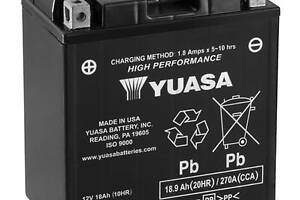 Акумулятор Yuasa High Performance MF VRLA Battery (сухозаряжений) 18,9 Ah/12V '1' (+ слева)