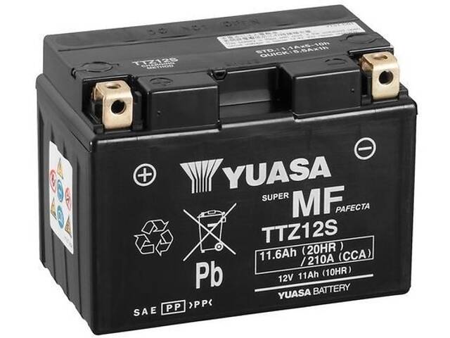 Акумулятор Yuasa MF VRLA Battery AGM (сухозаряжений) 11,6 Ah/12V