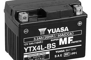 Акумулятор Yuasa MF VRLA Battery AGM (сухозаряжений) 3,2 Ah/12V '1' (+ слева)