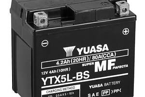 Акумулятор Yuasa MF VRLA Battery AGM (сухозаряжений) 4,2 Ah/12V '1' (+ слева)