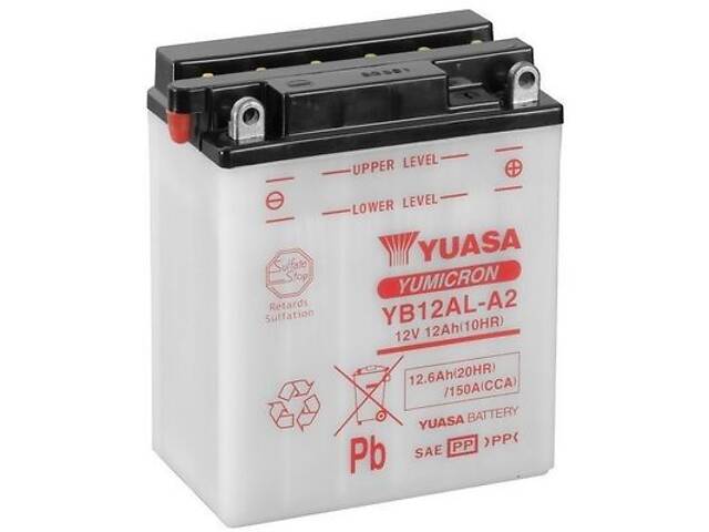 Акумулятор Yuasa YuMicron Battery (сухозаряжений) 12,6 Ah/12V '0' (+ справа)