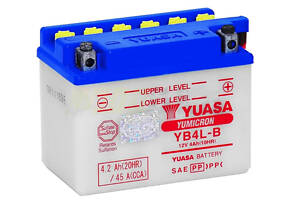 Акумулятор Yuasa YuMicron Battery (сухозаряжений) 4,24 Ah/12V '0' (+ справа)