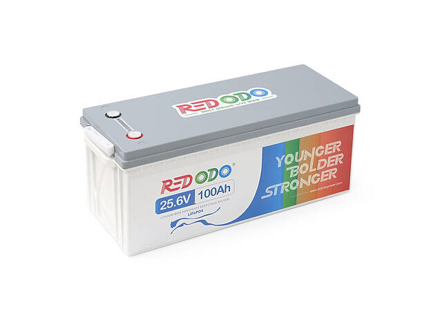 Аккумуляторна батарея Redodo 24V 100Ah 2560Wh LiFePO4 (100/100A)(532*207*215)