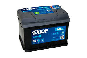Аккумуляторная батарея EXCELL 12В 60А/ч 540А R+ EB602