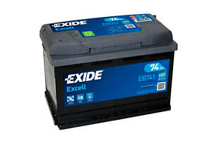 Акумуляторна батарея Excell 12В 74Аг 680А L+ EB741