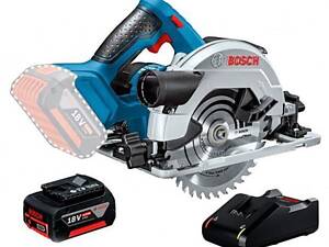 Акумуляторна дискова пилка Bosch GKS 18V-57 1 АКБ: 18В, 3400 об/хв., диск 165 x 20 мм