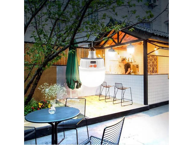 Акумуляторна кемпінгова LED лампа світильник із сонячною панеллю 5 режимів до 8 годин X-Balog BL-2025 - Фото 7