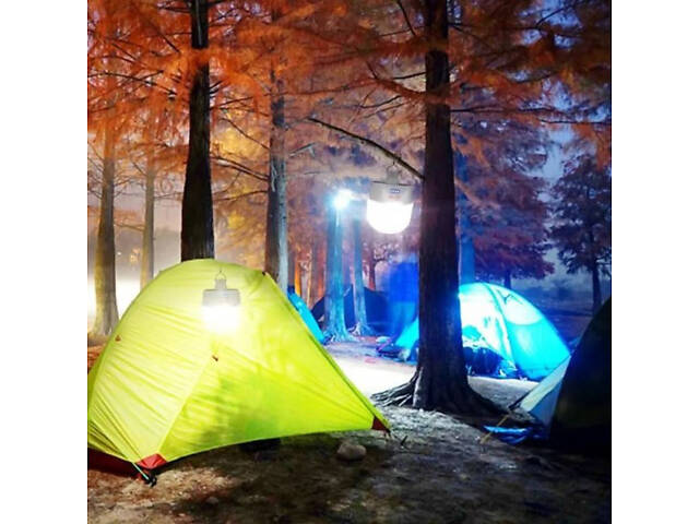 Акумуляторна кемпінгова LED лампа світильник із сонячною панеллю 5 режимів до 8 годин X-Balog BL-2025 - Фото 6