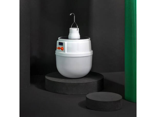 Акумуляторна кемпінгова LED лампа світильник із сонячною панеллю 5 режимів до 8 годин X-Balog BL-2025 - Фото 2