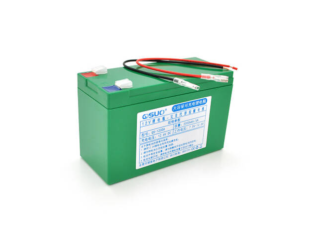 Аккумуляторная литиевая батарея QiSuo QS128A 12V 8A с элементами Li-ion 18650 - Фото 1