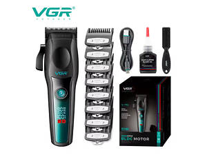 Акумуляторна машинка для стрижки VGR V-195 GREEN