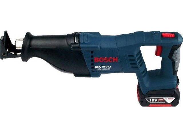 Аккумуляторная сабельная пила Bosch Professional GSA 18 V-LI (0615990L6H)+ Акб 4А/г 18В + зарядное - Фото 2