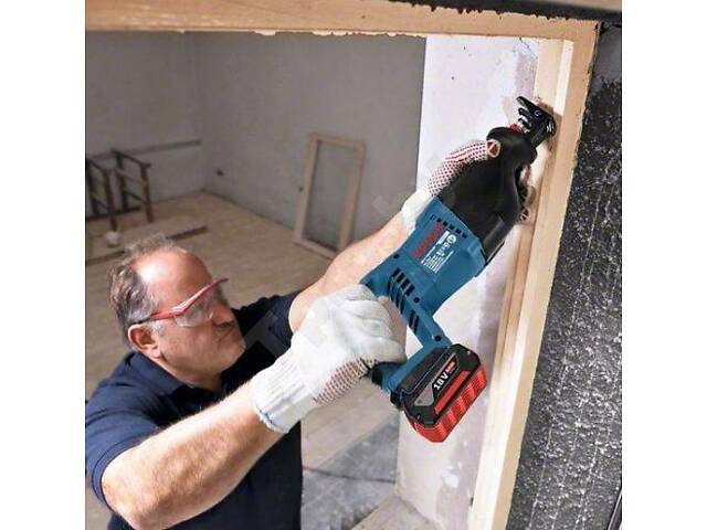 Аккумуляторная сабельная пила Bosch Professional GSA 18 V-LI (0615990L6H)+ Акб 4А/г 18В + зарядное - Фото 3