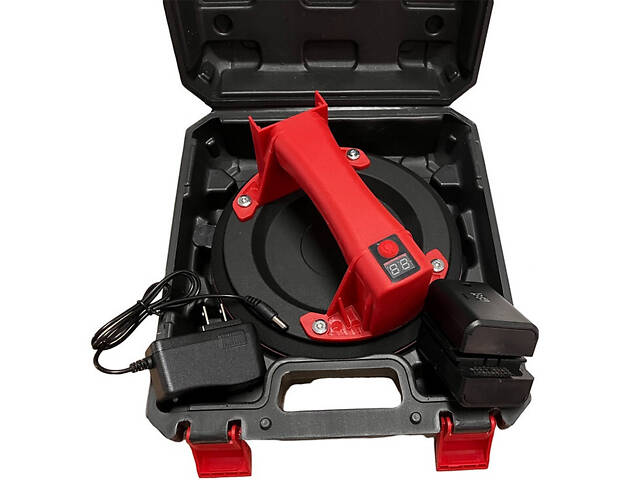 Акумуляторна вакуумна присосок для плитки в кейсі - Фото 7