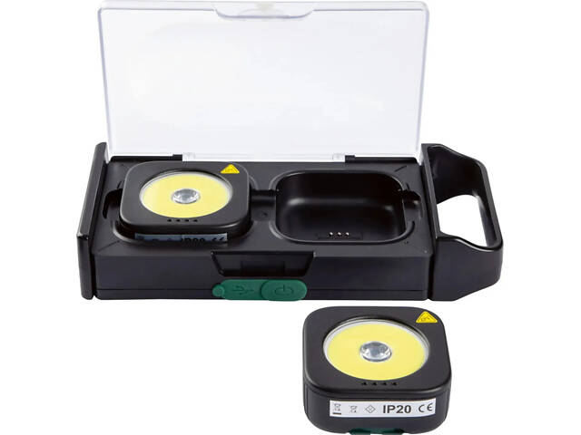 Акумуляторні ручні ліхтарі 2 штуки з зарядною станцією Parkside - Фото 3