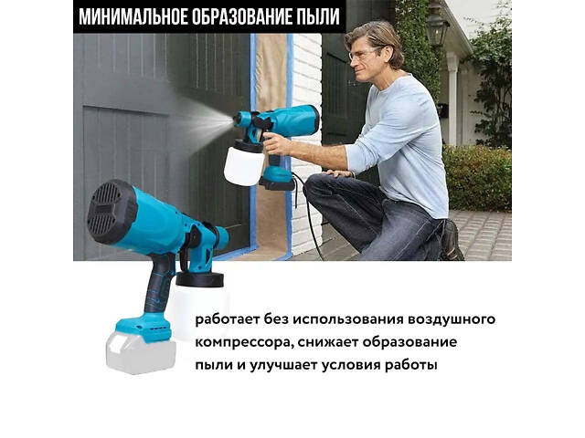 Акумуляторний фарбопульт із регулюванням ширини 24v 2хАКБ - Фото 6