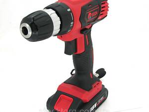 Акумуляторний шуруповерт Edon AD-18C, 18 В, 2 А/год, 1350 об/хв, 30 Нм, 2 швидкості, реверс, кейс, 2 акум.