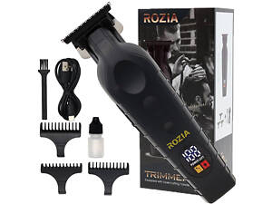 Акумуляторний тример для бороди з LED дисплеєм ROZIA HQ-388