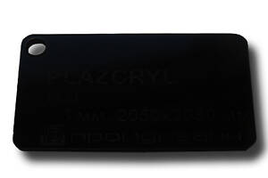 Акрил (оргскло) литий 3 мм, чорний