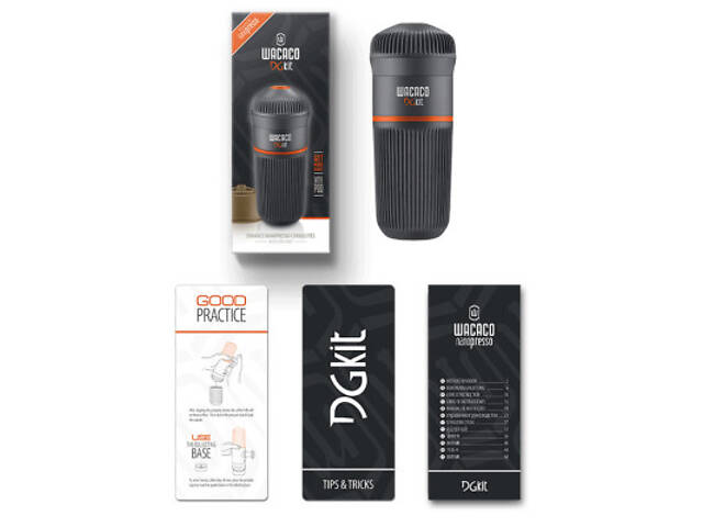 Аксесуар для кемпінгової кавоварки Wacaco Nanopresso DG Kit, резервуар 140мл, чашка, адаптер для капсул (DG_KIT) - Фото 2
