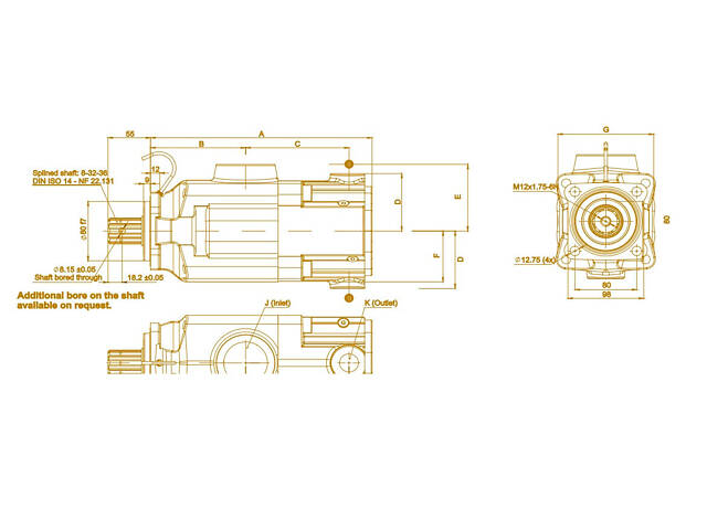 Аксиально-поршневой насос высокого давления A4PP 32-50 Gold Hydraulics