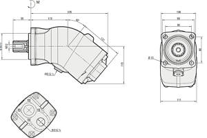 Аксіально-поршневий насос постійного робочого тиску 40-64 см3/оT HYDRAULIC