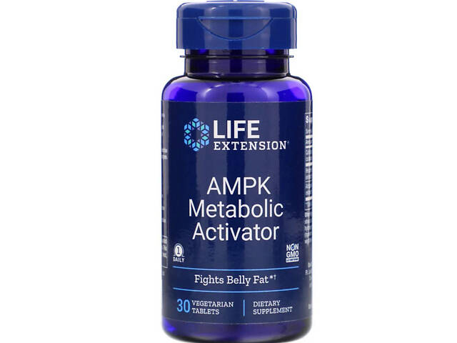 Активатор метаболизма AMPK, Metabolic Activator, Life Extension, 30 вегетарианских таблеток Активатор метаболизма AMPK, Metabolic Activator, Life Extension, 30 вегетарианских таблеток