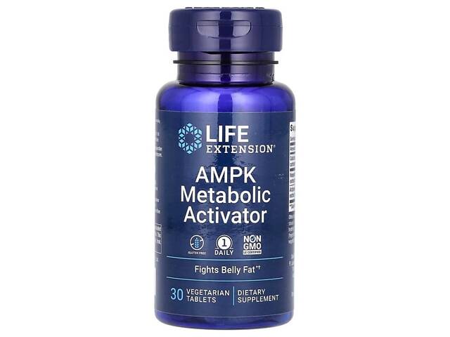 Активатор метаболізму Life Extension AMPK Metabolic Activator 30 tabs (1086-2022-10-1953) - Фото 1