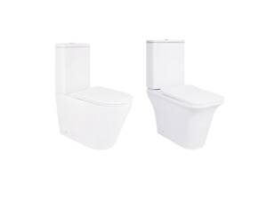 Акційний набір: Унітаз підлоговий Scorpio Ultra Quiet QT14222125AUQW + Унітаз підлоговий Kalao Rimless