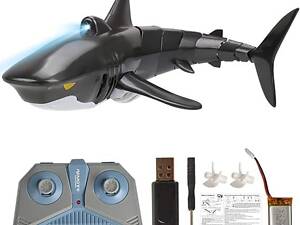 Акула на радіокеруванні з рухомим хвостом, плавальний робот працює від акумулятора